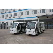High Quality 14 Person Electric Shuttle Bus for Sale with Removable Doors